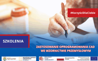 Szkolenie: „Zastosowanie oprogramowania CAD we wzornictwie przemysłowym”.
