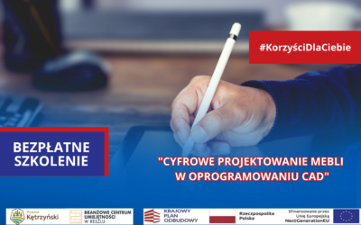 Szkolenie: „Cyfrowe projektowanie mebli w oprogramowaniu CAD”