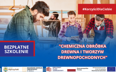 Szkolenie „Chemiczna obróbka drewna i tworzyw drewnopochodnych”
