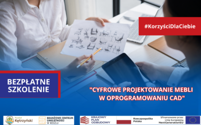 Szkolenie „Cyfrowe projektowanie mebli w oprogramowaniu CAD”